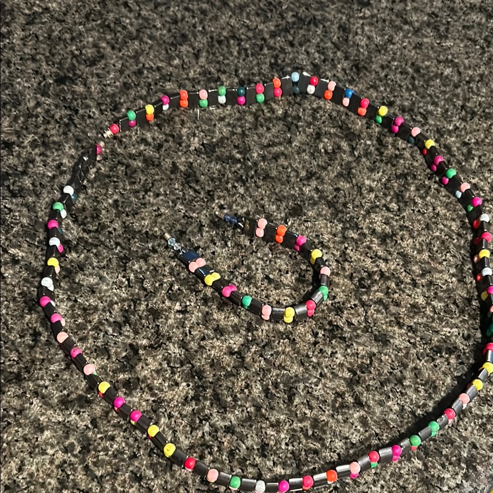 2/$12 NWT Beaded Necklace and Bracelet Set